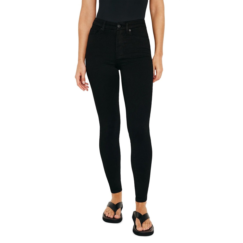 Good American Good Legs High Rise Skinny Jeans Black Size 4 27 GAGL403